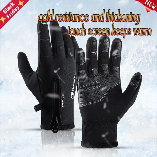 outdoor riding autumn and winter warm waterproof gloves full finger touch screen ski mountain bike motorcycle cycling, Black
outdoor riding autumn and winter warm waterproof gloves full finger touch screen ski mountain bike motorcycle cycling, Black