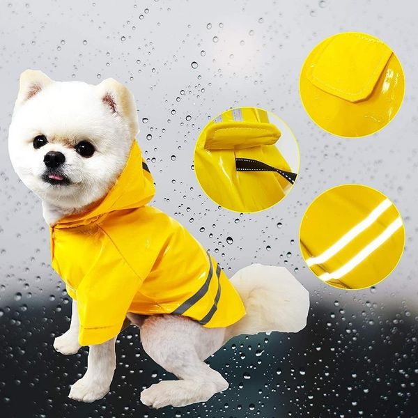 dog apparel raincoat waterproof coat for lightweight rain jacket breathable poncho hooded rainwear with safety reflective stripes
dog apparel raincoat waterproof coat for lightweight rain jacket breathable poncho hooded rainwear with safety reflective stripes