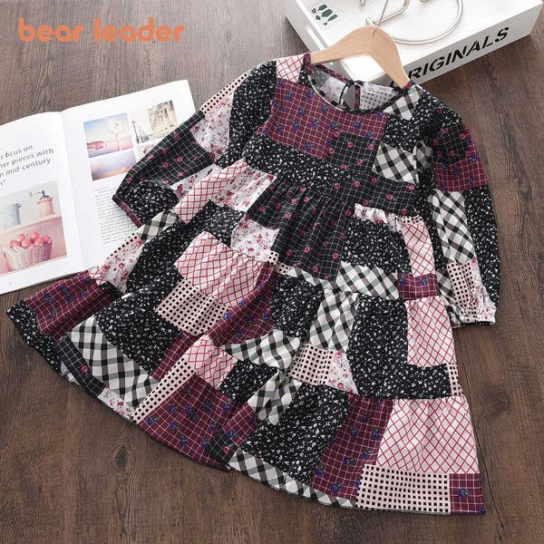 bear leader baby girls patchwork costumes spring fashion kids girl casual long sleeve dresses children plaid vestidos 3-7y 210708, Red;yellow
bear leader baby girls patchwork costumes spring fashion kids girl casual long sleeve dresses children plaid vestidos 3-7y 210708, Red;yellow