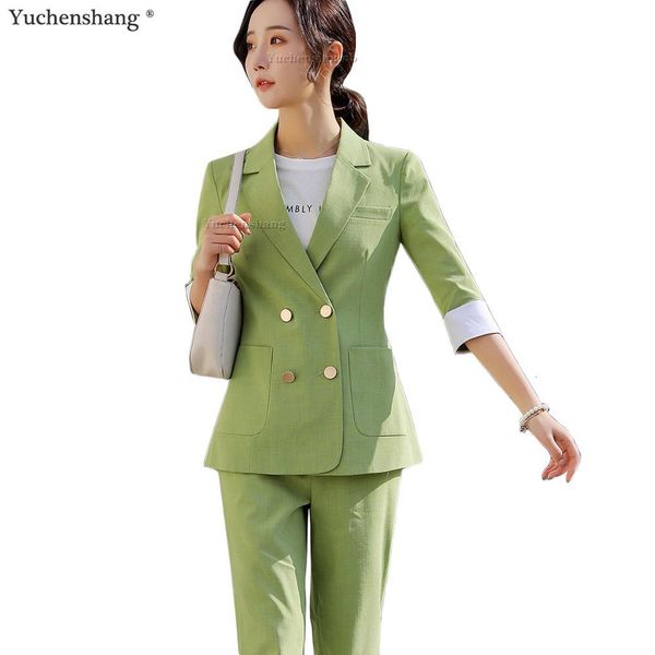 women's suits & blazers green yellow black two pieces set women girl casual pant suit double breasted half sleeve jacket blazer with si, White;black
women's suits & blazers green yellow black two pieces set women girl casual pant suit double breasted half sleeve jacket blazer with si, White;black
