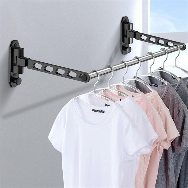 wall mounted foldable clothes drying rack balcony invisible clothing rail household adjustable hanger organizer hangers & racks
wall mounted foldable clothes drying rack balcony invisible clothing rail household adjustable hanger organizer hangers & racks