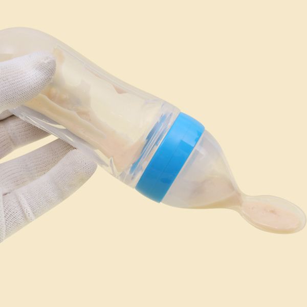 2019 new 90ml silicone squeeze baby infants rice cereal bottles with spoon newborn toddler feeder feeding bottle
2019 new 90ml silicone squeeze baby infants rice cereal bottles with spoon newborn toddler feeder feeding bottle