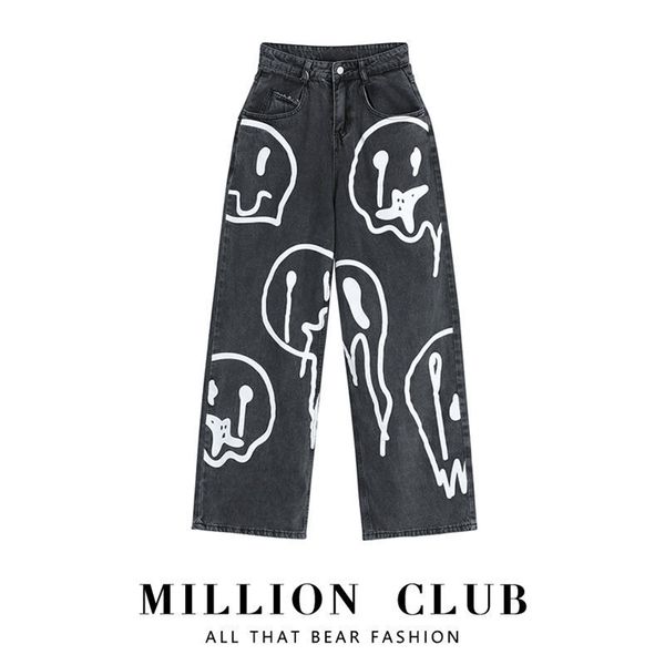 graffiti printed jeans men and women spring autumn couple models lazy loose wide leg pants ins net red trend sale 210708, Blue
graffiti printed jeans men and women spring autumn couple models lazy loose wide leg pants ins net red trend sale 210708, Blue