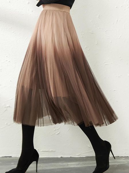 skirts womens three layers tulle elegant elastic high waist korean gradients grey mesh pleated skirt mid long 2021 autumn jupe, Black
skirts womens three layers tulle elegant elastic high waist korean gradients grey mesh pleated skirt mid long 2021 autumn jupe, Black