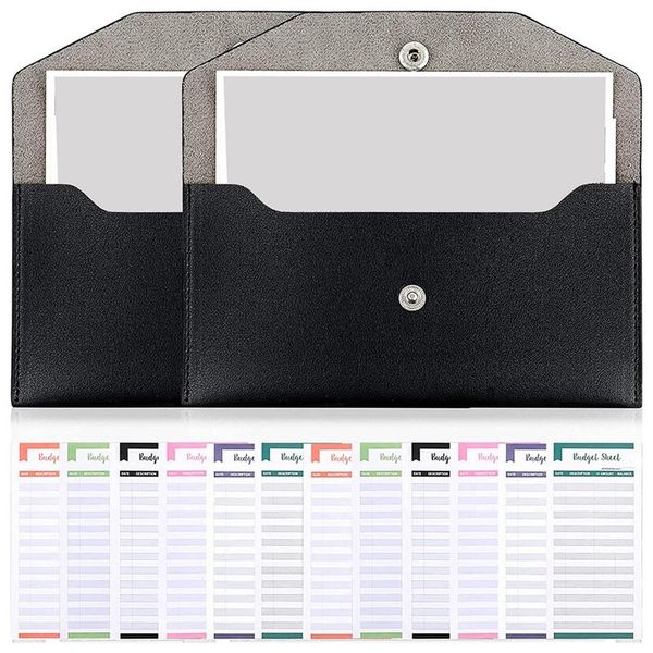 Gift Wrap 2 Pieces PU Cash Wallet Envelope Reusable Budget Waterproof With 12 Sheet Expense Tracker Sheets
Gift Wrap 2 Pieces PU Cash Wallet Envelope Reusable Budget Waterproof With 12 Sheet Expense Tracker Sheets