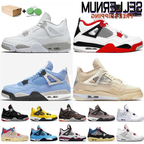 wholesale with box jumpman 4 4s mens womens basketball shoes fire red sail white off oreo university blue travis scotts sports trainers xsbu, Black
wholesale with box jumpman 4 4s mens womens basketball shoes fire red sail white off oreo university blue travis scotts sports trainers xsbu, Black