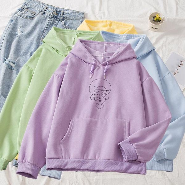 women's hoodies & sweatshirts korean style women line art printing leisure hooded oversize pullovers warm kawaii womens loose streetwea, Black
women's hoodies & sweatshirts korean style women line art printing leisure hooded oversize pullovers warm kawaii womens loose streetwea, Black