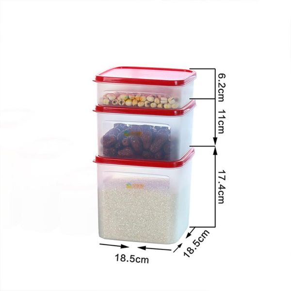 storage bottles & jars pp material kitchen fridge fresh boxes set food nuts bean rice transparent organization container vegetable crisper t
storage bottles & jars pp material kitchen fridge fresh boxes set food nuts bean rice transparent organization container vegetable crisper t