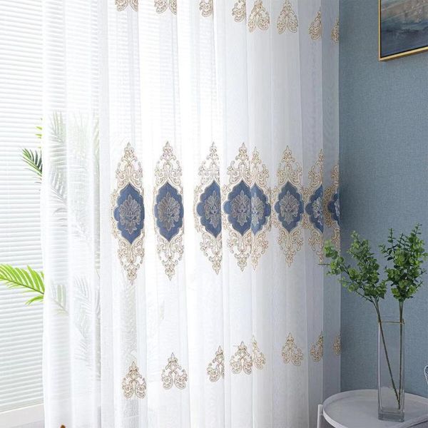 window curtain european embroidery yarn bay bedroom living room study & drapes
window curtain european embroidery yarn bay bedroom living room study & drapes