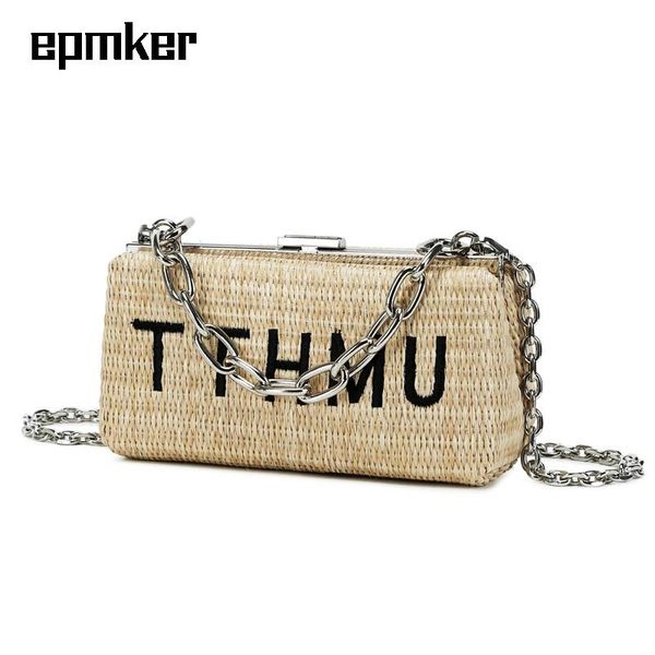 evening bags epmker fashion purses and handbags straw luxury designer brand chains crossbody clutch letter
evening bags epmker fashion purses and handbags straw luxury designer brand chains crossbody clutch letter