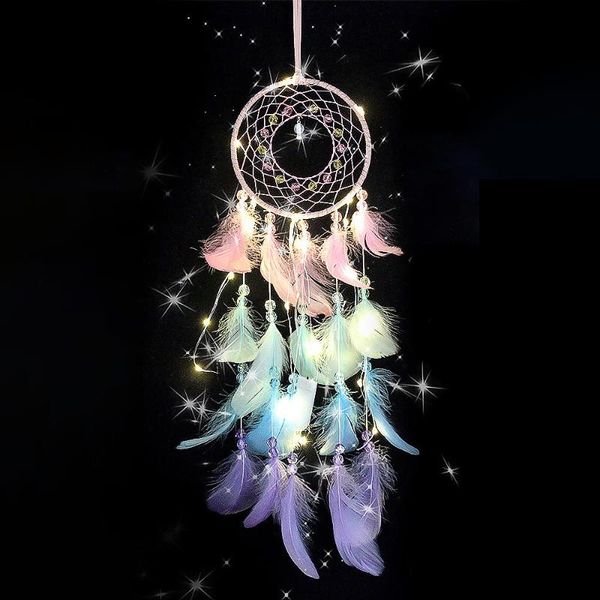 decorative objects & figurines flying feather dream catcher with led light dreamcatcher pendant creative gifts hollow wind chimes wall hangi
decorative objects & figurines flying feather dream catcher with led light dreamcatcher pendant creative gifts hollow wind chimes wall hangi