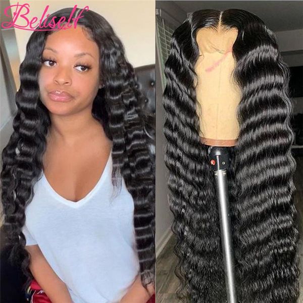 12-30 inch loose deep wave lace frontal wig brazilian remy hair wigs pre plucked natural hairline for black woman beliself, Black;brown
12-30 inch loose deep wave lace frontal wig brazilian remy hair wigs pre plucked natural hairline for black woman beliself, Black;brown