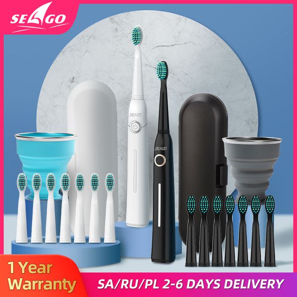 seago sonic electric toothbrush tooth brush usb rechargeable waterproof ultrasonic automatic 5 mode with travel case
seago sonic electric toothbrush tooth brush usb rechargeable waterproof ultrasonic automatic 5 mode with travel case