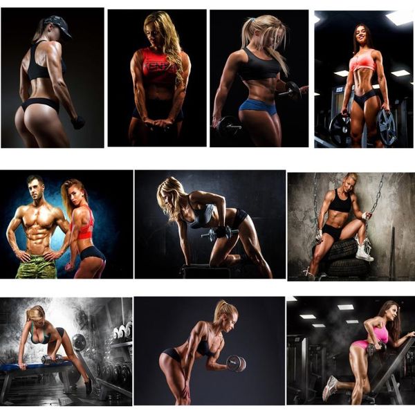 paintings fitness girl motivational poster set, home decor detailed antique wall chart retro matte kraft paper sticker a1
paintings fitness girl motivational poster set, home decor detailed antique wall chart retro matte kraft paper sticker a1