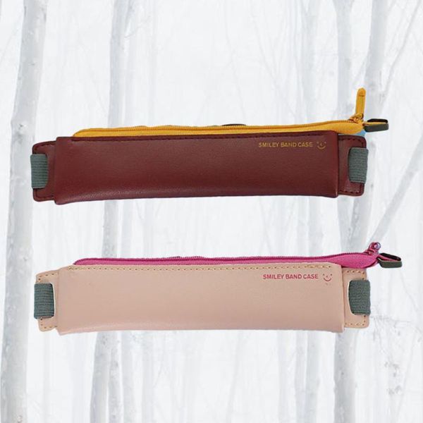 2pcs fashion leather pen holder creative bag vintage case protective pens storage pouch (claret +) pencil bags
2pcs fashion leather pen holder creative bag vintage case protective pens storage pouch (claret +) pencil bags