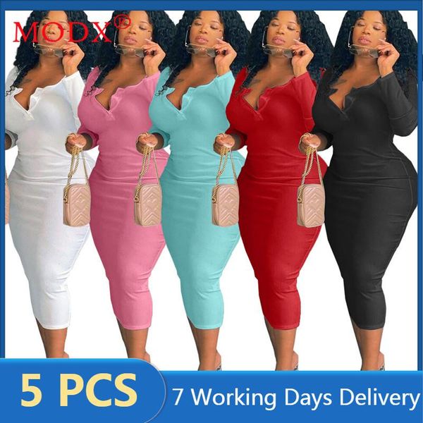 casual dresses bulk items wholesale lots plus size xl-4xl fashion midi dress solid color bodycon women autumn long sleeve m7426, Black;gray
casual dresses bulk items wholesale lots plus size xl-4xl fashion midi dress solid color bodycon women autumn long sleeve m7426, Black;gray