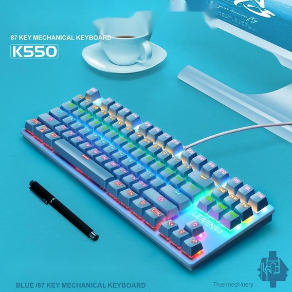 keyboards crack k550 mechanical keyboard 87 key green axis game competitive usb office notebook
keyboards crack k550 mechanical keyboard 87 key green axis game competitive usb office notebook