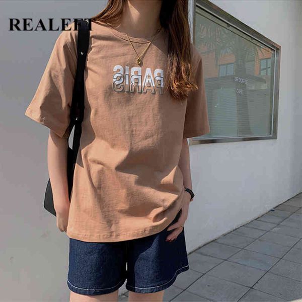 summer letter painting cotton women's t-shirts bottoming o-neck short sleeve female loose shirts 210428, White
summer letter painting cotton women's t-shirts bottoming o-neck short sleeve female loose shirts 210428, White