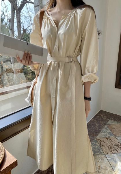 korean version of pure color loose and thin cotton linen dress literary large size mid-length skirt female 210429, Black;gray
korean version of pure color loose and thin cotton linen dress literary large size mid-length skirt female 210429, Black;gray
