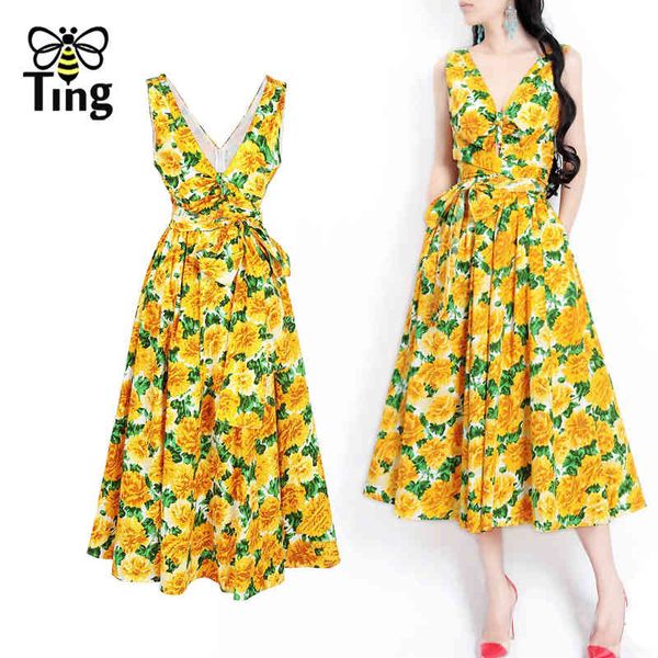 designer vintage elegant yellow leon flower print midi long dress women summer casual sleeveless sundresses plus size 2x 210513, Black;gray
designer vintage elegant yellow leon flower print midi long dress women summer casual sleeveless sundresses plus size 2x 210513, Black;gray