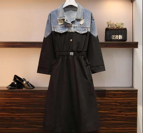 women's jackets 2021 autumn hole stitching drawstring waist loose denim jacket female jeans coat students windbreaker, Black;brown
women's jackets 2021 autumn hole stitching drawstring waist loose denim jacket female jeans coat students windbreaker, Black;brown