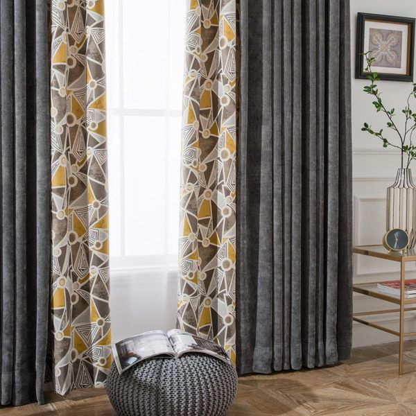 curtain & drapes custom nordic simplicity shading embroidered chenille thick geometry blackout livingroom bedroom m1134
curtain & drapes custom nordic simplicity shading embroidered chenille thick geometry blackout livingroom bedroom m1134