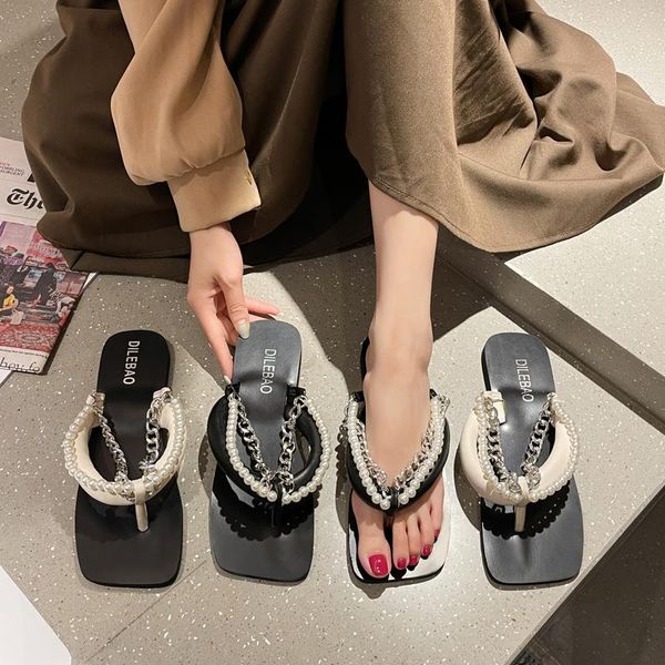 slippers female shoes ladies' low square toe rubber flip flops string bead 2021 summer flat hawaiian rome pu basic slides, Black
slippers female shoes ladies' low square toe rubber flip flops string bead 2021 summer flat hawaiian rome pu basic slides, Black
