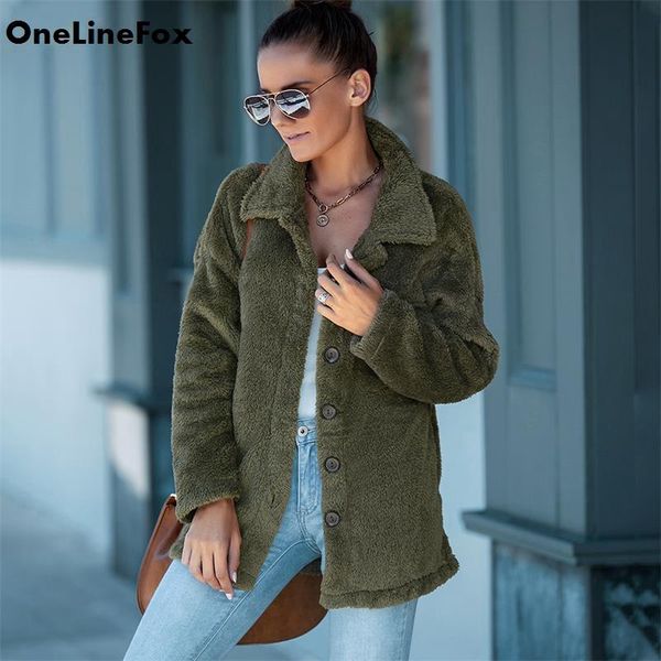 women's jackets onelinefox women autumn vintage loose with buttons winter fleece warm plush satin solid flannel fashion oversize coat, Black;brown
women's jackets onelinefox women autumn vintage loose with buttons winter fleece warm plush satin solid flannel fashion oversize coat, Black;brown