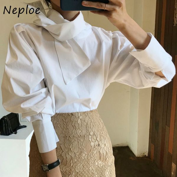 neploe solid color puff sleeve women blouse autumn chic drawstring bow pullover shirts 2021 elegant fashion femme blusas 1g686, White
neploe solid color puff sleeve women blouse autumn chic drawstring bow pullover shirts 2021 elegant fashion femme blusas 1g686, White