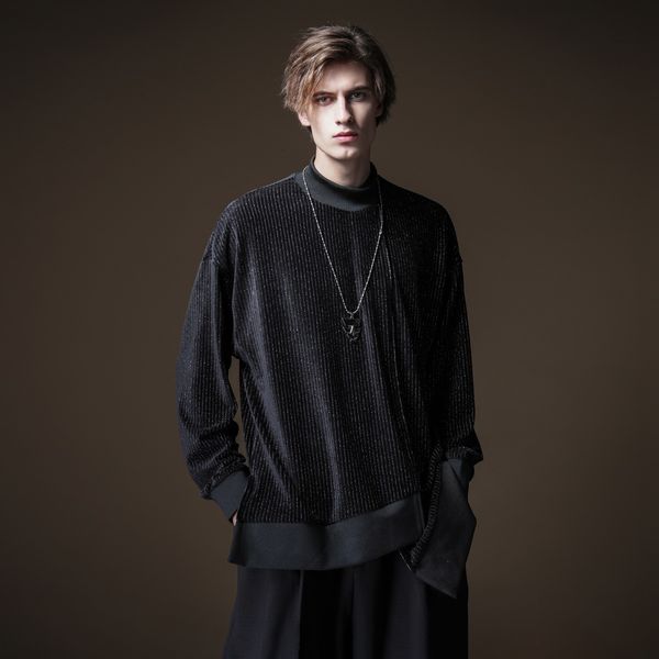 men's casual shirts male unique fashion pinli black spring shoulder pullover loose sweatershirt b204109302 1z07, White;black
men's casual shirts male unique fashion pinli black spring shoulder pullover loose sweatershirt b204109302 1z07, White;black