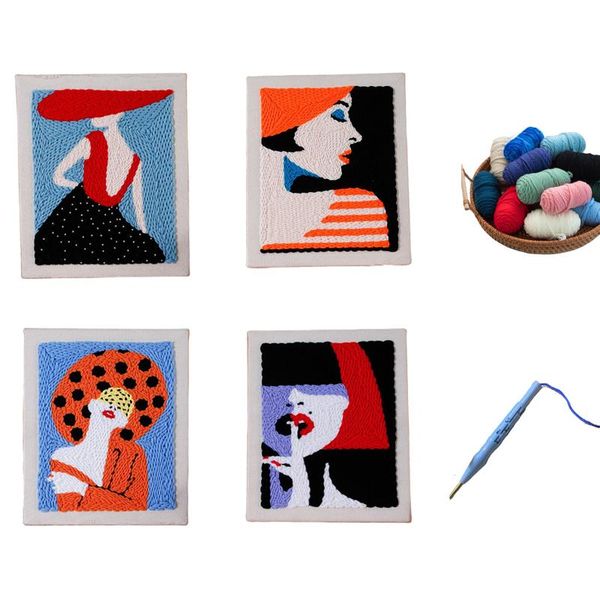 fashion girl punch needle embroidery starter kits with wooden frame yarn cross stitch set needlework wool work sewing art craft other arts a
fashion girl punch needle embroidery starter kits with wooden frame yarn cross stitch set needlework wool work sewing art craft other arts a