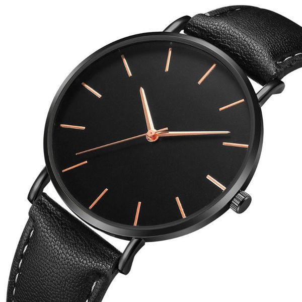 selling thin men's watch minimalist no logo dial leather belt fashion simpler clock reloj quartz movement wristwatches, Slivery;brown
selling thin men's watch minimalist no logo dial leather belt fashion simpler clock reloj quartz movement wristwatches, Slivery;brown