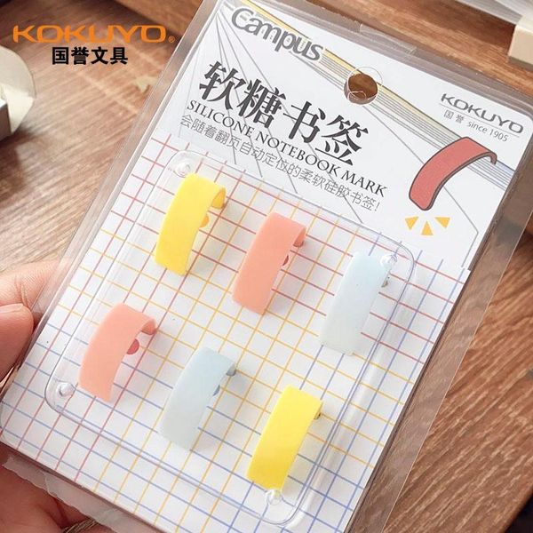 bookmark 1pcs set kokuyo product 2021 soft candy silicone color cardboard clip decorative creative stationery
bookmark 1pcs set kokuyo product 2021 soft candy silicone color cardboard clip decorative creative stationery