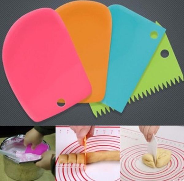 baking & pastry tools 3pcs/set plastic dough knife icing fondant scraper jagged edge plain smooth cake paddle spatulas
baking & pastry tools 3pcs/set plastic dough knife icing fondant scraper jagged edge plain smooth cake paddle spatulas