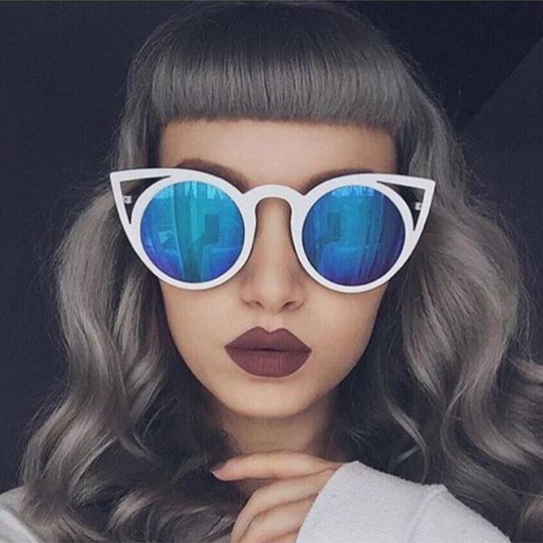 sunglasses impulse trend cat's eye street po colorful personalized women's glasses, White;black
sunglasses impulse trend cat's eye street po colorful personalized women's glasses, White;black
