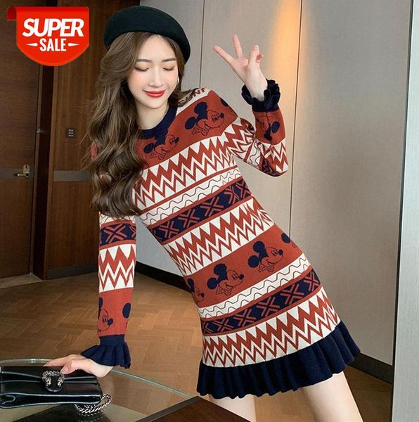 dress korean fashion women's round neck cartoon pattern knit bottoming long-sleeved a-line skirt #db8f, Black;gray
dress korean fashion women's round neck cartoon pattern knit bottoming long-sleeved a-line skirt #db8f, Black;gray