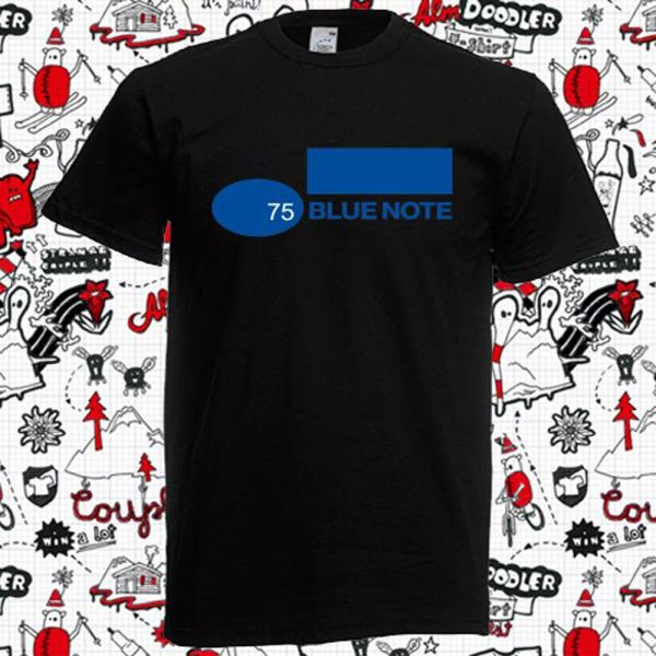 New Blue Note Records Blue Note 75 Logo Men's Black T-Shirt Size S to 3XL, White;black
New Blue Note Records Blue Note 75 Logo Men's Black T-Shirt Size S to 3XL, White;black