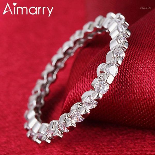 cluster rings aimarry 925 sterling silver zircon ring for women charm gift party engagement wedding fashion jewelry1, Golden;silver
cluster rings aimarry 925 sterling silver zircon ring for women charm gift party engagement wedding fashion jewelry1, Golden;silver
