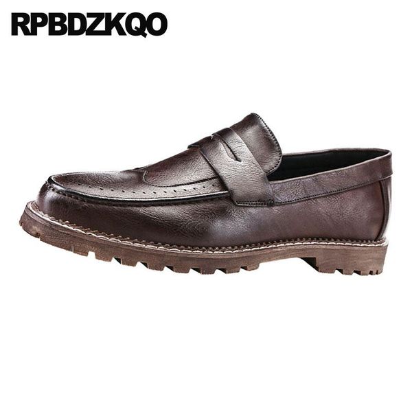 dress shoes office male men casual designer china loafers european brogue british style business formal slip on brown elegant, Black
dress shoes office male men casual designer china loafers european brogue british style business formal slip on brown elegant, Black