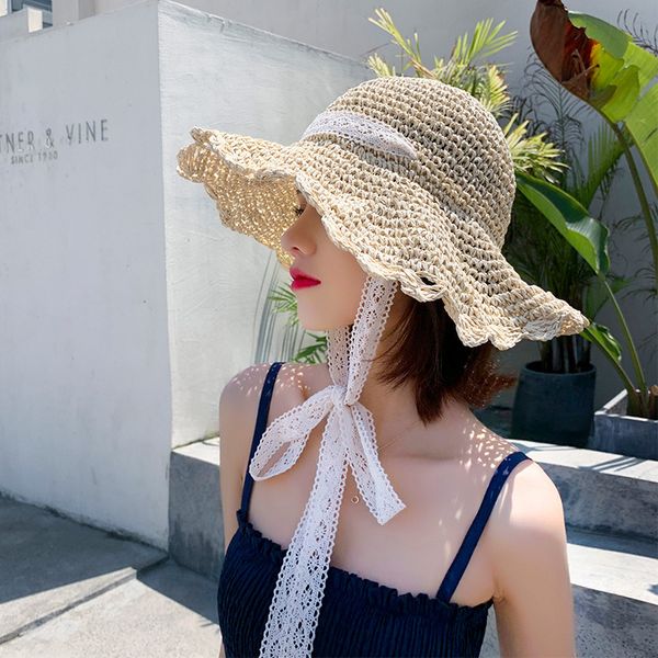 straw hat women's summer beach big brim korean versatile spring autumn fisherman's hat forest series foldable sunscreen hat, Blue;gray
straw hat women's summer beach big brim korean versatile spring autumn fisherman's hat forest series foldable sunscreen hat, Blue;gray