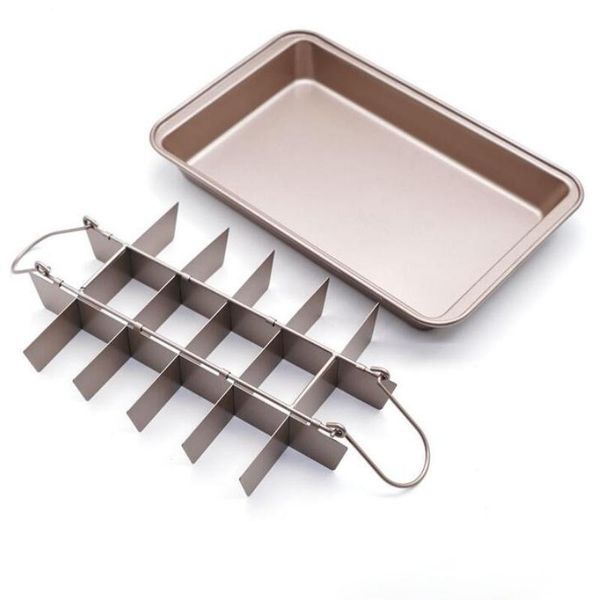 other bakeware 31*20*4.9cm baking sheet square cake pans non-stick pan 18 pre-slice tray carbon steel mold home kitchen tools
other bakeware 31*20*4.9cm baking sheet square cake pans non-stick pan 18 pre-slice tray carbon steel mold home kitchen tools