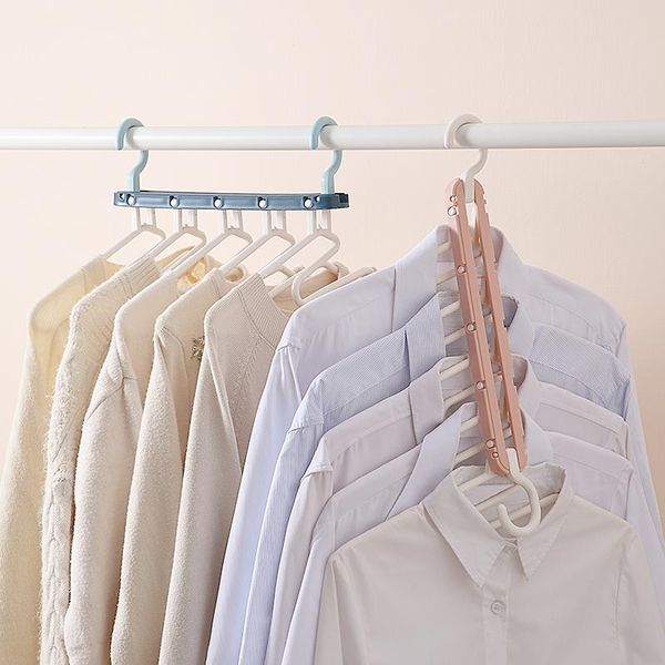 5hole magic hanger rotating clothes hangers closet save space storage organizer hanging rack with drying racks &
5hole magic hanger rotating clothes hangers closet save space storage organizer hanging rack with drying racks &