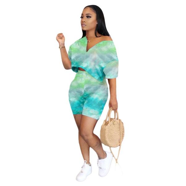 adogirl tie dye print casual two piece set zipper v neck off shoulder short sleeve loose t shirt crop shorts home tracksuit dress, White
adogirl tie dye print casual two piece set zipper v neck off shoulder short sleeve loose t shirt crop shorts home tracksuit dress, White