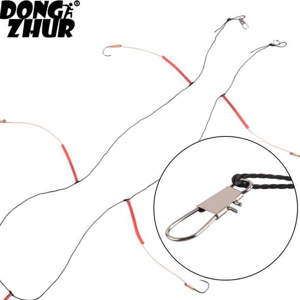 dongzhur 4pcs fishhook stainless steel rigs swivel fishing tackle lures pesca bait with 5 hooks combination string hook dropship
dongzhur 4pcs fishhook stainless steel rigs swivel fishing tackle lures pesca bait with 5 hooks combination string hook dropship