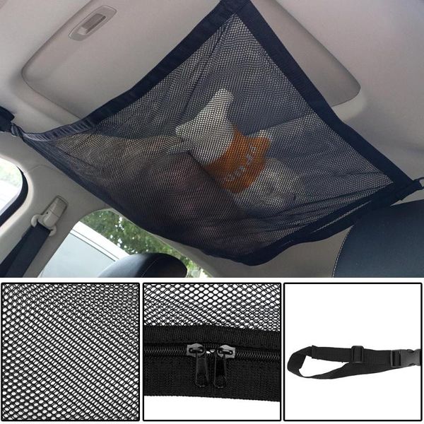 car organizer ceiling storage net pocket sundries bag styling universal adjustable
car organizer ceiling storage net pocket sundries bag styling universal adjustable