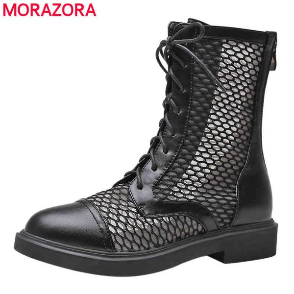 morazora plus size 34-43 cut outs summer boots lace up short ankle boots fashion solid color cool boots ladies shoes 210506, Black
morazora plus size 34-43 cut outs summer boots lace up short ankle boots fashion solid color cool boots ladies shoes 210506, Black