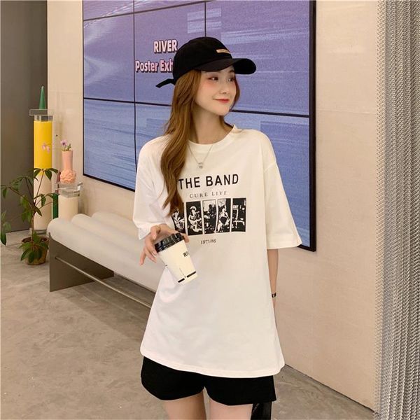 women's t-shirt t-shirts japanese kawaii ladies ulzzang vintage letter print tshirt female korean harajuku clothes for women, White
women's t-shirt t-shirts japanese kawaii ladies ulzzang vintage letter print tshirt female korean harajuku clothes for women, White