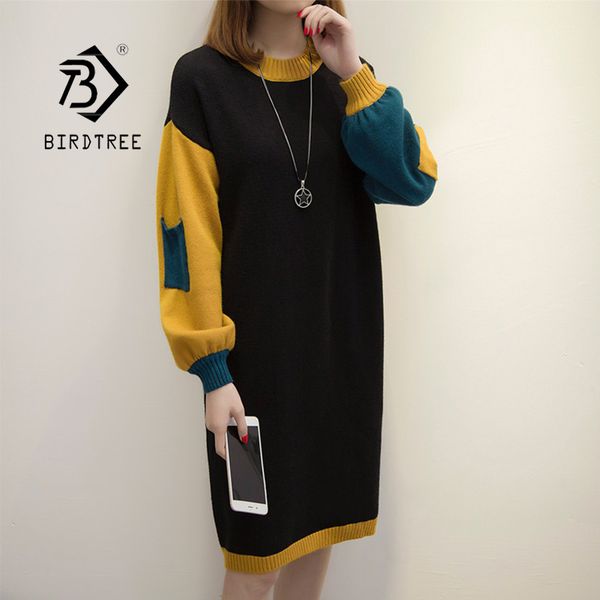 autumn spring colorblock women's dresses fashion straight solid lace long sleeve o-neck slim sweater dresses d07611r 210419, Black;gray
autumn spring colorblock women's dresses fashion straight solid lace long sleeve o-neck slim sweater dresses d07611r 210419, Black;gray
