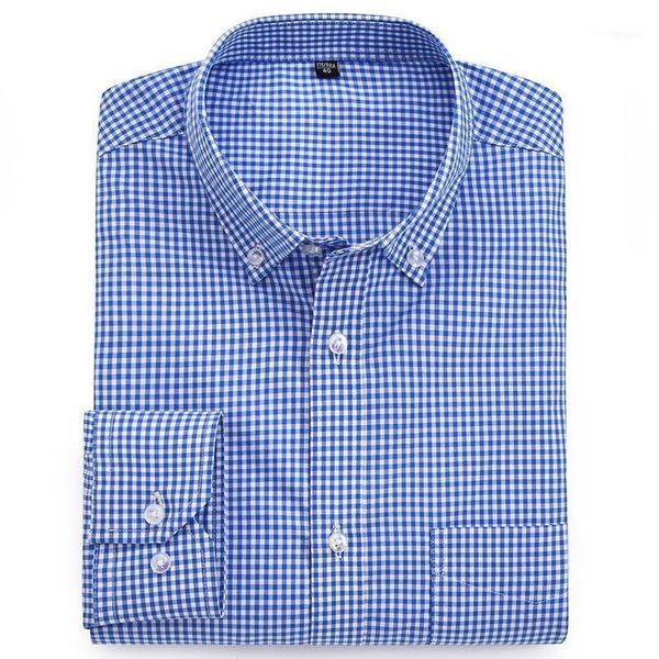 men's long sleeve casual plaid checkered shirts single patch pocket 100% cotton standard-fit thin button-down gingham shirt1, White;black
men's long sleeve casual plaid checkered shirts single patch pocket 100% cotton standard-fit thin button-down gingham shirt1, White;black