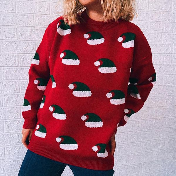 women's sweaters christmas women xmas caps printing long sleeve o-neck knitting pullover sweater jumper knitwear, White;black
women's sweaters christmas women xmas caps printing long sleeve o-neck knitting pullover sweater jumper knitwear, White;black